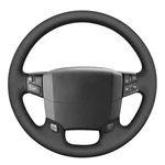 Custom Black Faux Leather Steering Wheel Cover For Volvo Vnl Vnr Fm Fh 2004-2016. Fixed Price $47.00.