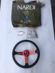 Nardi Volante Torino 13.5" Red Steering Wheel New. Fixed Price $59.95.