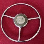 Vintage Ross Cam & Lever Steering Wheel Horn And Cap. Fixed Price $185.00.