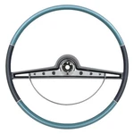 For Chevy Impala 63 Oer 5730130 2-SPOKE Two-tone Blue Steering Wheel Horn. Fixed Price $467.06.