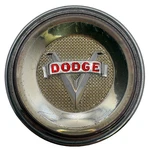 New Old Stock Horn Button Cap For 1953-54 Dodge V8 Models Mopar #1552991. Fixed Price $75.00.