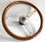 Steering Wheel Fits For Jaguar Used Wood 15 Inch Vintage XJ12 XJ5 XJ6 Xjs. Fixed Price $249.00.