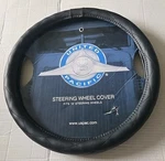 18" Black Leather Steering Wheel Cover With Diamond Stitching (70118). Fixed Price $26.28.