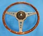New Moto-lita 15" Wood Steering Wheel & Hub Triumph TR4 TR6. Fixed Price $509.95.