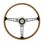 New! 1965 - 1973 Ford Mustang Shelby GT500 Woodgrain Steering Wheel With Center. Fixed Price $718.90.