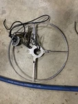 Dodge Deluxe Chrome Steering Wheel Horn 1115768 Oem. Fixed Price $50.00.