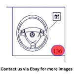 2008 Mercedes-benz S550 Black Leather Steering Wheel Used Oem A21846020189E38. Fixed Price $332.88.