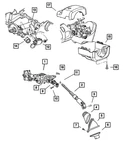 Genuine Mopar Steering Column 4690697AI. Fixed Price $657.21.