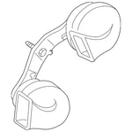 Genuine Ford Horn 3F2Z-13832-AA. Fixed Price $21.39.