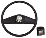 1984 1985 1986 87 Gmc Truck Black Deluxe Steering Kit, Wheel/horn Cap, 2PC. Fixed Price $184.00.