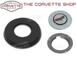 C3 Corvette Horn Button, Emblem & Retainer Kit 1982 2498. Fixed Price $45.89.