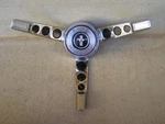 Original 1964-1/2 Ford Mustang 3 Spoke Horn Ring With Part Number. Fixed Price $60.00.