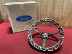Nos 1970-1973 Ford Mustang Cougar Ginger Rim Blow Steering Wheel D0AZ-3600-R. Fixed Price $2700.00.