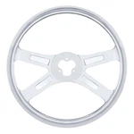 18" Stainless Steel Polished Mirror Steering Wheel. Fixed Price $359.99.