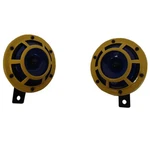 12V Yellow Panther Sharptone Hella Dual Horn Kit H31000001. Fixed Price $38.99.