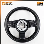 16-24 Jaguar Xf X260 Xe Pace Steering Wheel W/ Paddle Shifters Black Oem. Fixed Price $101.81.