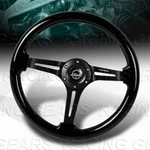 350MM Nrg RST-018BK-BK Black Classic Colored Wood 3" Deep Dish Steering Wheel. Fixed Price $180.00.