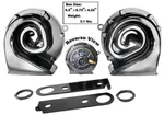 1965-73 Mustang, 60-70 Falcon, 66-77 Bronco, 67-73 Cougar Horn Set W/brackets. Fixed Price $172.04.