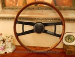 Porsche 911 - 912 Vdm Wood Steering Wheel Aluminum New Of 1966 Never Used Nos. Fixed Price $9500.00.