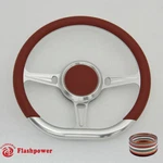 14" Type Billet Steering Wheels Half Wrap Ford Fairlane Galaxie Ltd. Fixed Price $195.50.