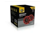 Pair Of Hella Supertone Twin Horn 12 Volt- Red Grill Fits Many Cars & Truck. Fixed Price $61.88.