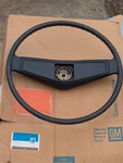 Nos Gm 1973 74 75 76 77 Black Chevy Chevrolet Truck Suburban Steering Wheel. Fixed Price $1125.00.