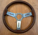 Nardi Wood Steering Wheel 36.5 36CM 2.5CM Dish, With 2" Boss Used Bmw E9. Fixed Price $200.00.