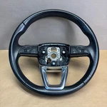 17-19 Audi A4 Q7 Steering Wheel Rim Heated Leather Black W/ Paddles Oem. Fixed Price $179.95.