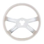 United Pacific 18" Wheel, Pearl White (steering Only) (upi 88283). Fixed Price $154.79.