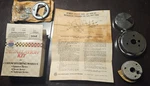 New 1963-65 Studebaker Ford 53-63 Grant Chrome Steering Wheel Adapter Kit 3268. Fixed Price $74.00.