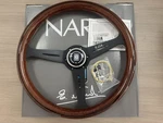 Nardi Classic 350MM Steering Wheel Mahogany Wood With Black Finish New. Fixed Price $91.69.