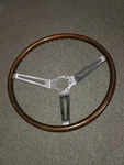 1967 1968 Corvette Steering Wheel Correct Simulated Wood Real Nice No Cracks Gm. Fixed Price $475.00.
