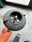 1939 Ford Deluxe Steering Wheel Horn Button W/ Rod Original Partial. Fixed Price $85.00.