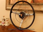 Porsche 356 B Steering Wheel Vdm Original Paint + Horn. Fixed Price $4100.00.
