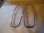1967 Ford Wagon Tail Light Lens Chrome Trims Came Off SAE-TSDB-67A Fd. Fixed Price $32.00.