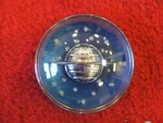 1951 Oldsmobile Restored Deluxe Steering Wheel Horn Center Cap Emblem. Fixed Price $259.00.