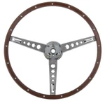 1965-66 Ford Mustang; Deluxe Woodgrain Steering Wheel; 3 Spoke Design; Pony. Fixed Price $410.99.