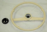 Steering Wheel Ivory Petri Rometsch Style 15 5/8" Fits Volkswagen TYPE2 49-1967. Fixed Price $413.99.