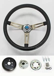 Dodge Dart Charger Demon Black Steering Wheel 15" Slotted Stainless Spokes. Fixed Price $188.89.