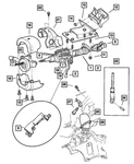 Genuine Mopar Steering Column Shroud YJ35ZJ8AA. Fixed Price $18.20.