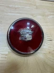 Vtg 1963 Cadillac Horn Cap Button Oem 1479423 Part Red Chrome Duck Logo W/ Brack. Fixed Price $39.99.