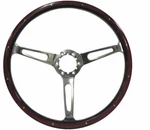 15" Classic S6 Series Deluxe Espresso Stained Wood Riveted Steering Wheel. Fixed Price $229.98.