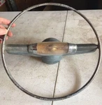 1953/54 Oldsmobile Steering Wheel Horn Ring, 562637, Oem. Fixed Price $201.25.