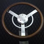 Forever Sharp 18" Wood Steering Wheel Chrome Kenworth, Peterbilt (T02 Adapter). Fixed Price $207.98.