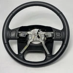 01-04 Jeep Grand Cherokee Black Leather Wrapped Steering Wheel. Fixed Price $89.99.