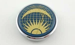 Vw Flat 4 Banjo Steering Wheel Porsche 356 Vdm Accessory Sun & Moon Horn Button. Fixed Price $100.00.