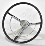 1963 1964 Ford Galaxie 500 Steering Wheel With Horn & Button 17" Black. Fixed Price $575.00.