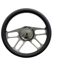 Gm Hot Rod 14'' 9 Bolt Billet Aluminum Steering Wheel Kit W/horn Button Slot. Fixed Price $115.00.
