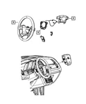Genuine Mopar Steering Wheel Back Cover 1NY051K7AB. Fixed Price $34.29.