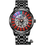 Roulette Wheel Automatic Mechanical Watch For Men Swinging Rotary Dial Design.... Fixed Price $71.19.
